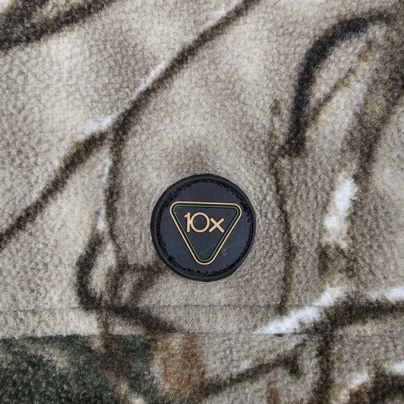 10X Products Camouflage Jacket Medium Mossy Oak Realtree Advantage Wind Proof - Picture 4 of 14